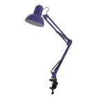 Настольная лампа "Джуни" Е27 40Вт фиолетовый 16х16х90 см RISALUX - Фото 13