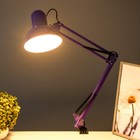 Настольная лампа "Джуни" Е27 40Вт фиолетовый 16х16х90 см RISALUX - Фото 3