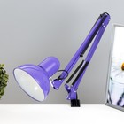 Настольная лампа "Джуни" Е27 40Вт фиолетовый 16х16х90 см RISALUX - Фото 4