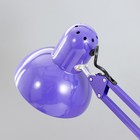 Настольная лампа "Джуни" Е27 40Вт фиолетовый 16х16х90 см RISALUX - Фото 7