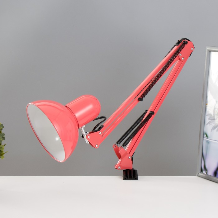 Настольная лампа "Джуни" Е27 40Вт розовый 16х16х90 см RISALUX - фото 1894441018