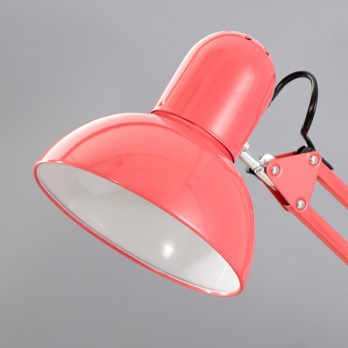 Настольная лампа "Джуни" Е27 40Вт розовый 16х16х90 см RISALUX - фото 1910584769