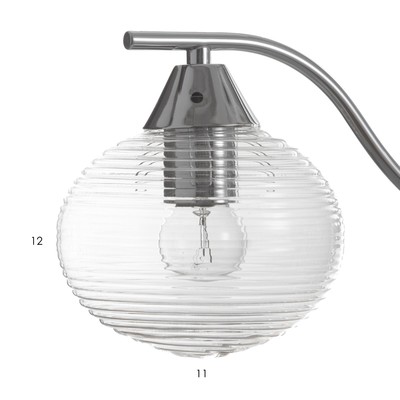 Люстра «Харми» 3хE27 40 Вт серебро 58×58×41 см BayerLux