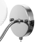 Бра «Харми» E27 40 Вт серебро 13×27×21 см - Фото 5