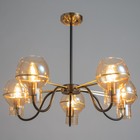 Люстра «Кэган» 5хE27 40 Вт черный 68×68×46.5 см BayerLux - Фото 2