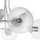 Люстра "Харти" 5хE27 40Вт белый 58х58х38 см BayerLux - Фото 7