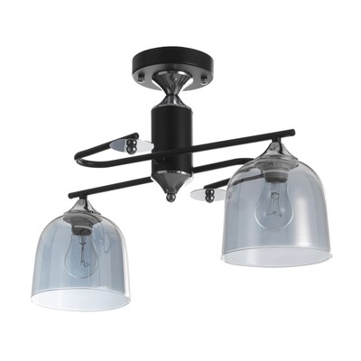 Люстра «Хаям» 2хE27 40 Вт черный 55×30×25 см BayerLux