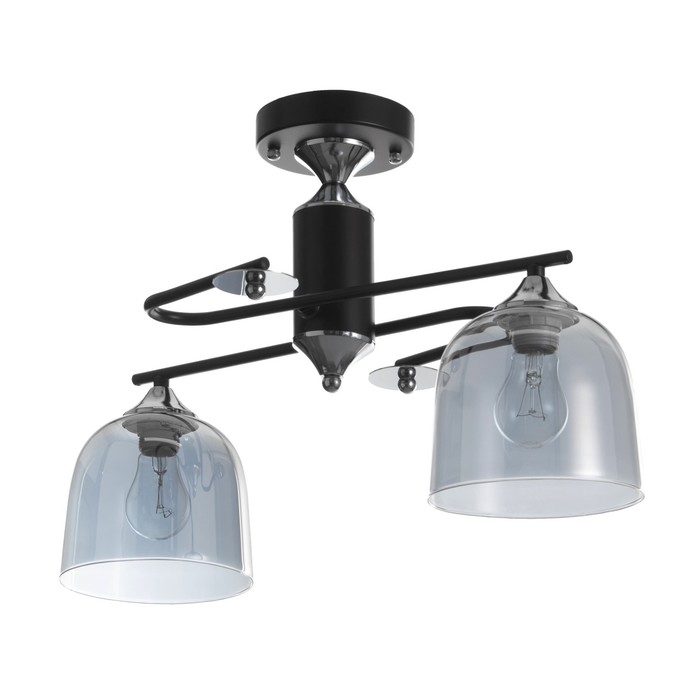 Люстра «Хаям» 2хE27 40 Вт черный 55×30×25 см BayerLux - Фото 1