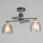Люстра "Хаям" 2хE27 40Вт черный 55х30х25 см BayerLux 9214880 - фото 14158820