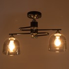 Люстра "Хаям" 2хE27 40Вт черный 55х30х25 см BayerLux 9214880 - фото 14158821