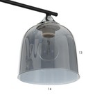 Люстра "Хаям" 3хE27 40Вт черный 60х30х35 см BayerLux 9214881 - фото 14158835