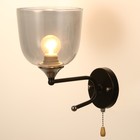 Бра «Хаям» E27 40 Вт черный 15×25×24 см - Фото 2