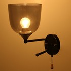 Бра «Хаям» E27 40 Вт черный 15×25×24 см - Фото 3