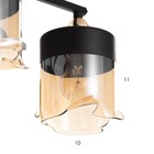 Люстра "Либель" 5хE27 40Вт черный 50х50х28 см BayerLux - Фото 6