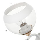 Бра "Анава" E27 40Вт белый 13х27х21 см - фото 22059876