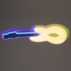 Люстра с ПДУ «Гитара» 1хLED 120 Вт 3000-6000К голубой 64×30×7 см BayerLux - Фото 4