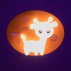 Люстра с ПДУ "Жирафик" 1хLED 96Вт 3000-6000К розовый 47х47х10 см BayerLux - фото 22060004