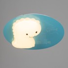 Люстра с ПДУ «Динозаврик» 1хLED 96 Вт 3000-6000К синий 46×46×13 см BayerLux - Фото 3