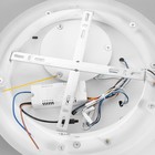 Люстра с ПДУ «Круги»LED 160 Вт чёрно-белый 50.5×46.5×6 см BayerLux - фото 4672298