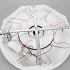 Люстра с ПДУ "Освальд круглый" LED 160Вт чёрно-белый 48,5х48,5х7 см BayerLux - фото 49608298