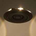 Люстра с ПДУ "Освальд круглый" LED 160Вт чёрно-белый 48,5х48,5х7 см BayerLux - фото 49608292