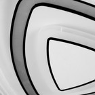 Люстра с ПДУ "Освальд треугольный" LED 160Вт чёрно-белый 47,5х48,5х7 см BayerLux - фото 49195911