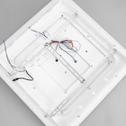 Люстра с ПДУ "Квадраты" LED 160Вт чёрный-белый-голубой 49х49х10 см 9215481