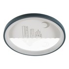 Люстра с ПДУ "Ночной город" LED 160Вт тёмно-синий-белый 48,5х48,5х6,5 см BayerLux 9215483 - фото 14158940