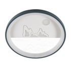 Люстра с ПДУ "Горы" LED 160Вт тёмно-синий-белый 48,5х48,5х6,5 см BayerLux 9215487