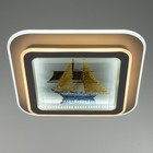Люстра с ПДУ "Корабль" LED 160Вт белый 49х49х7,5 см BayerLux - фото 10303257
