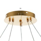 Светильник "Сферра" LED 272Вт 3000-6000К серо-золотой 64х65х7см BayerLux - фото 27644119