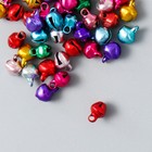 Набор декора для творчества "Колокольчики цветные" d=0,6 см набор 50шт - Фото 3