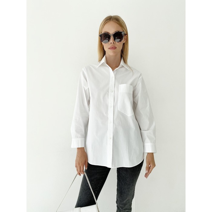 Рубашка женская, размер 44, цвет белый 60839