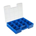 Коробка для рыболовных мелочей К-07, пластмасса, 26.5 х 19.5 х 5 см, синяя - фото 9385418