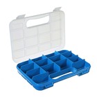 Коробка для рыболовных мелочей К-14, пластмасса, 23.5 х 16 х 4.5 см, синяя - Фото 2