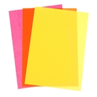 Бумага цветная самоклеящаяся А4, 10 листов, 10 цветов "Бумажные поделки" в папке 4 вида МИКС - Фото 2