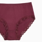 Трусы женские цвет бордовый, размер 50-52 - фото 46444150