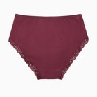 Трусы женские цвет бордовый, размер 50-52 - фото 46444151