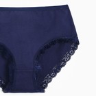 Трусы женские цвет тёмно-синий, размер 48-50 - фото 43738724