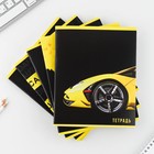 Тетрадь в клетку, 48 л., А5, на скрепке, блок №2, Yellow, МИКС - Фото 3