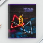 Тетрадь в клетку, 48 л., А5, на скрепке, блок №2 «Неон» МИКС - Фото 8