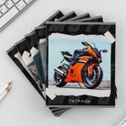Тетрадь в клетку, 48 листов А5 на скрепке МИКС «1 сентября: Мотоцикл», обложка мелованный картон 230 гр., внутренний блок №2, белизна до 80% - Фото 3