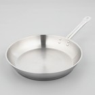 Сковорода «Общепит», d=34 см, толщина корпуса 0,6 мм, дно 3,5 мм, с теплораспределительным слоем, индукция - фото 9669426