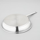 Сковорода «Общепит», d=34 см, толщина корпуса 0,6 мм, дно 3,5 мм, с теплораспределительным слоем, индукция - фото 4373906