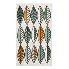 Кухонное полотенце «Доляна. Листья», 28×46 см, 100% хлопок, вафля 160 г/м² - Фото 4