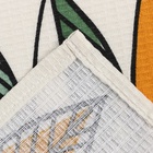 Кухонное полотенце «Доляна. Листья», 28×46 см, 100% хлопок, вафля 160 г/м² - Фото 5