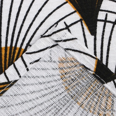 Кухонное полотенце «Доляна. Абстракция», 28×46 см, 100% хлопок, вафля 160 г/м²