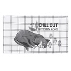 Кухонное полотенце «Доляна. Расслабься», 28×46 см, 100% хлопок, вафля 160 г/м² - Фото 4