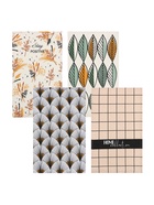 Набор полотенец Доляна «Будь позитивным», 28×46 см - 4 шт., 100% хлопок, вафля 160 г/м² - Фото 4