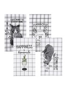 Набор полотенец Доляна «Гармония», 28×46 см - 4 шт., 100% хлопок, вафля 160 г/м² - Фото 4